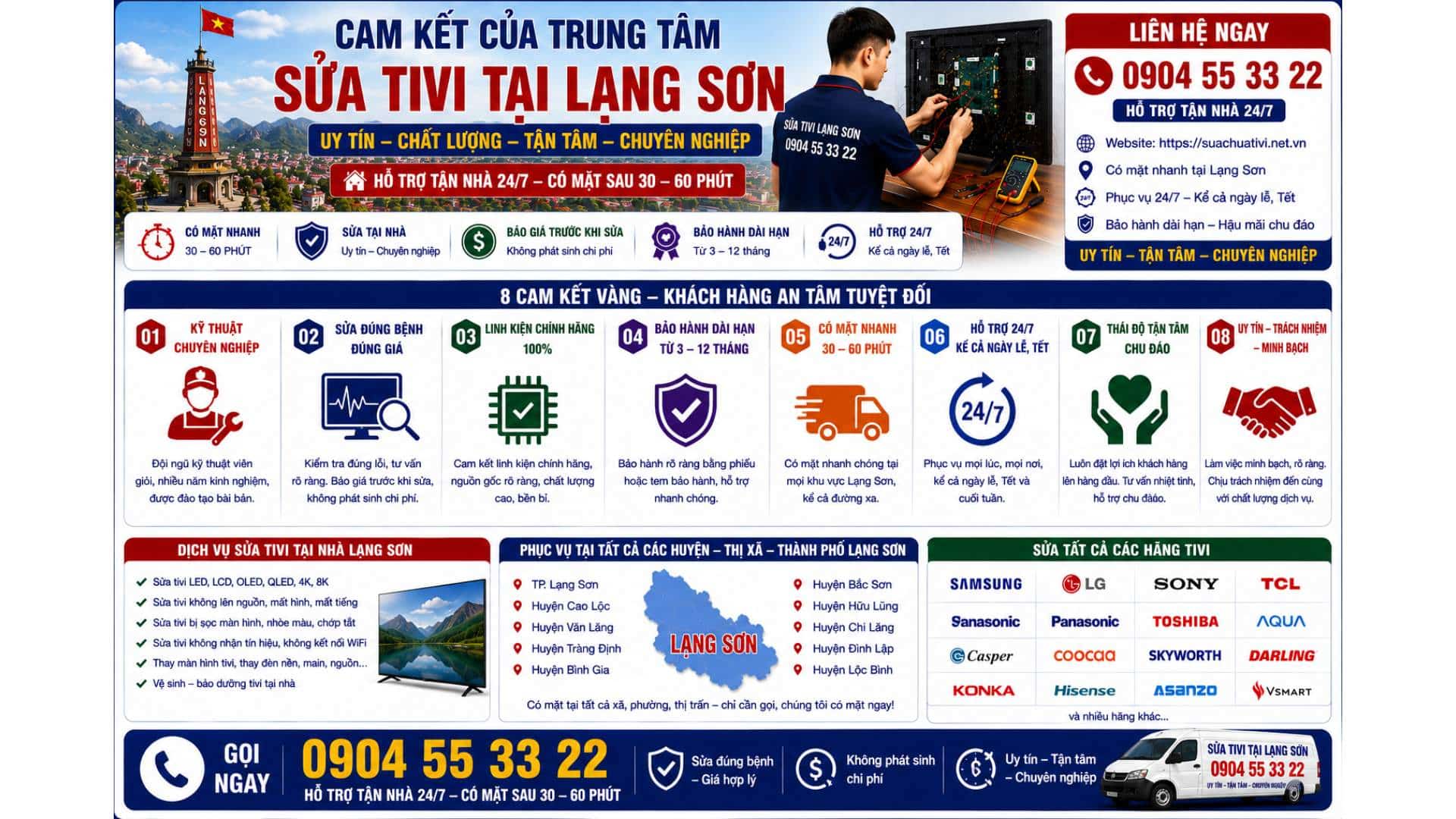 Cam kết của trung tâm sửa tivi tại Lạng Sơn https://suachuativi.net.vn 0904 55 33 22 Uy Tín – Hỗ Trợ Tận Nhà 24/7