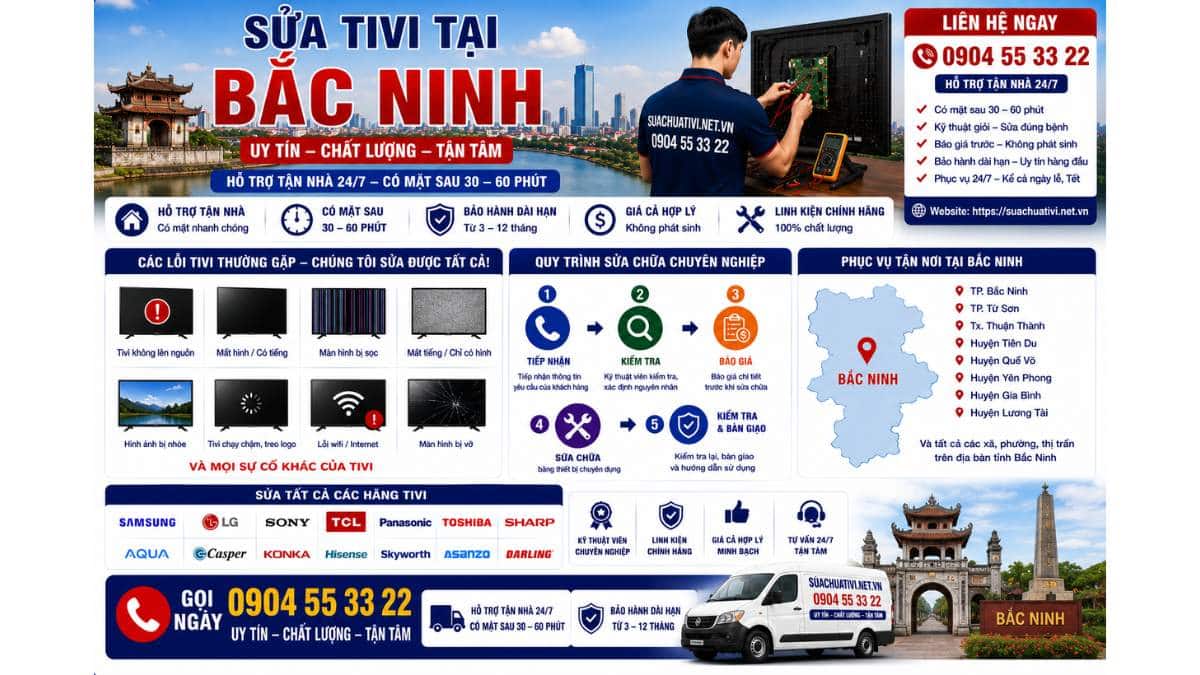 Sửa Tivi Tại Bắc Ninh https://suachuativi.net.vn 0904 55 33 22 Uy Tín – Hỗ Trợ Tận Nhà 24/7