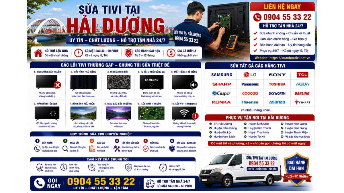 Sửa tivi tại Hải Dương https://suachuativi.net.vn 0904 55 33 22 Uy Tín – Hỗ Trợ Tận Nhà 24/7