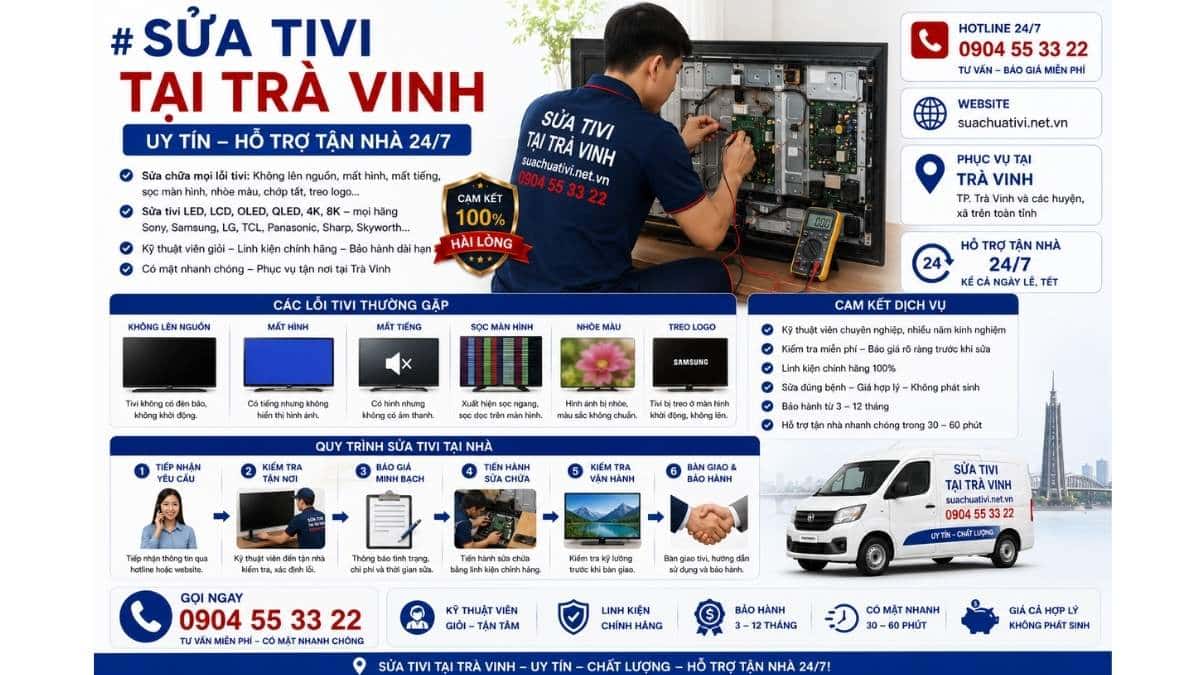 Sửa Tivi Tại Trà Vinh suachuativi.net.vn 0904 55 33 22 Uy Tín – Hỗ Trợ Tận Nhà 24/7