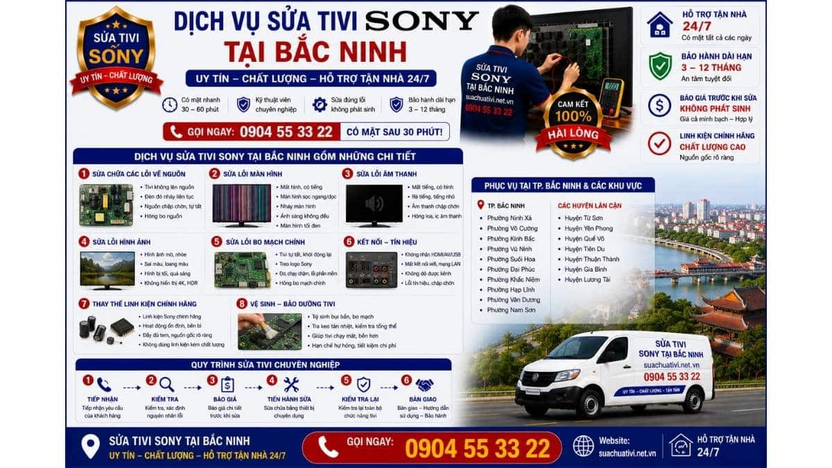 Dịch Vụ Sửa Tivi Sony Tại Bắc Ninh Gồm Những Chi Tiết suachuativi.net.vn 0904 55 33 22 Uy Tín – Hỗ Trợ Tận Nhà 24/7