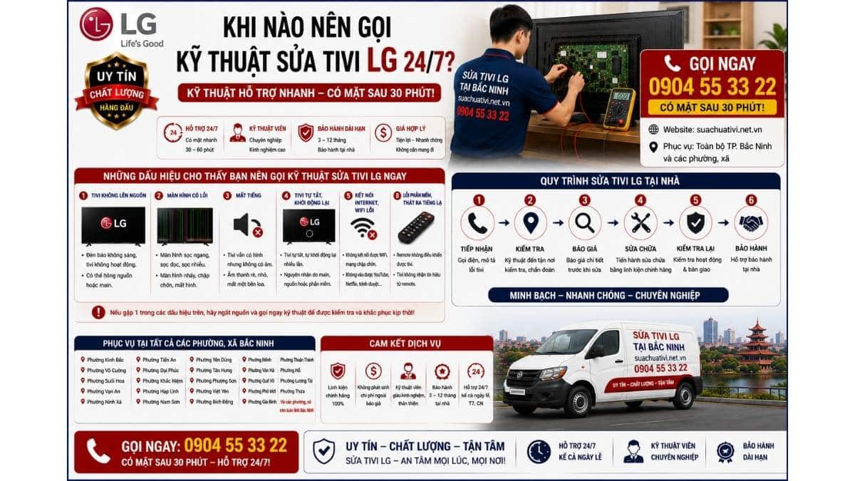 Khi Nào Nên Kỹ Thuật Sửa Tivi LG 24/7, Kỹ Thuật Hỗ Trợ Nhanh suachuativi.net.vn 0904 55 33 22 Uy Tín