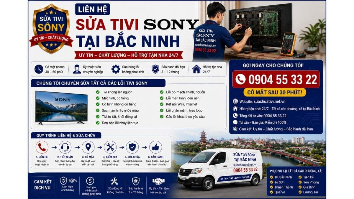Liên Hệ Sửa Tivi Sony Tại Bắc Ninh suachuativi.net.vn 0904 55 33 22 Uy Tín – Hỗ Trợ Tận Nhà 24/7